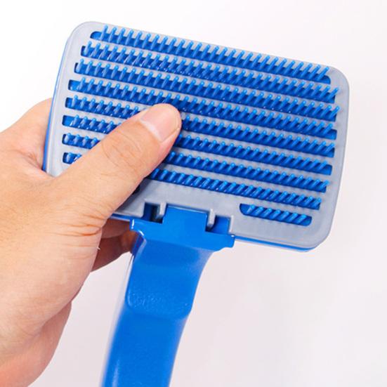 Tierbürste Automatische Tierbedarf Kunststoff Tier Automatische Haarbürste Kamm für Hund