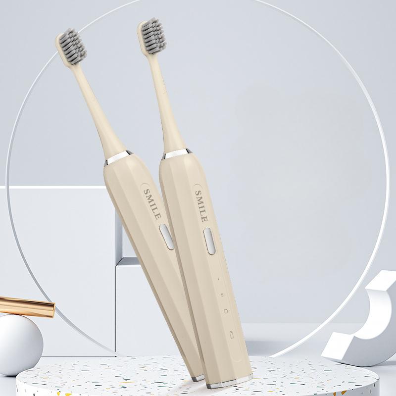 Electric Toothbrush Smart Tooth Brush USB Rechargeable Teeth Clean Whitening Sonic Toothbrush with Automatic Replacement Head