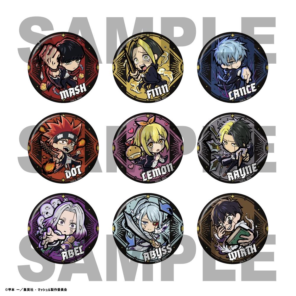 Mashle  Magic And Muscles Mashle  Magic And Muscles Etoon Trading Can Badge 1box 9pcs