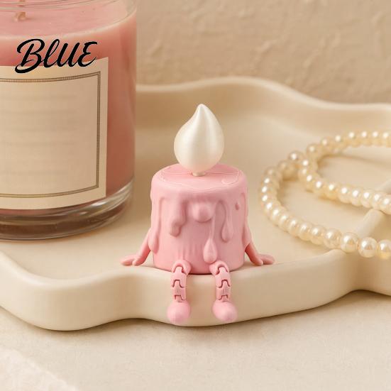 Lifelike Wax Liquid Texture Art Figure 3D Printing Ornament Dripping Candle Sculpture