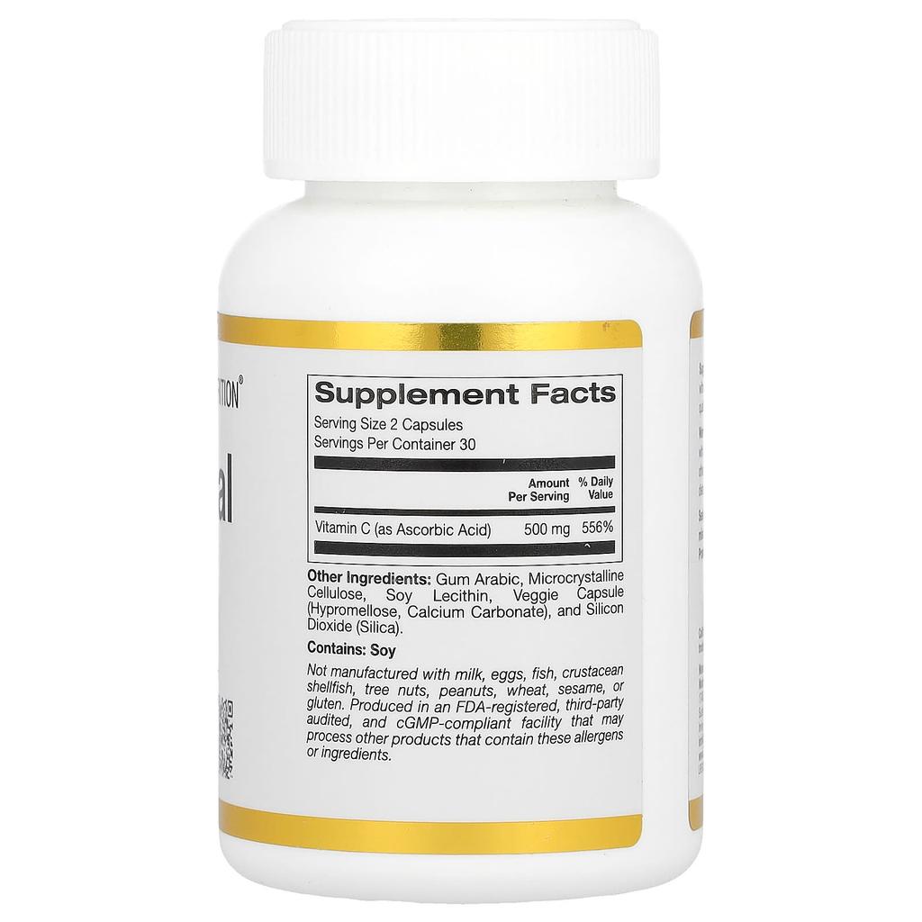 Liposomal Vitamin C, Veggie Capsules 60 (250Mg per Capsule)