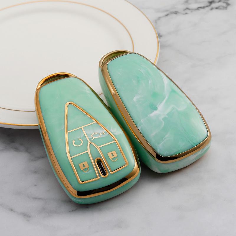 Compatible Changan CS75 Plus/CS55 Plus/Eado Plus/Oshan X5X7 Key Cover - Full Protection Case with Buckle