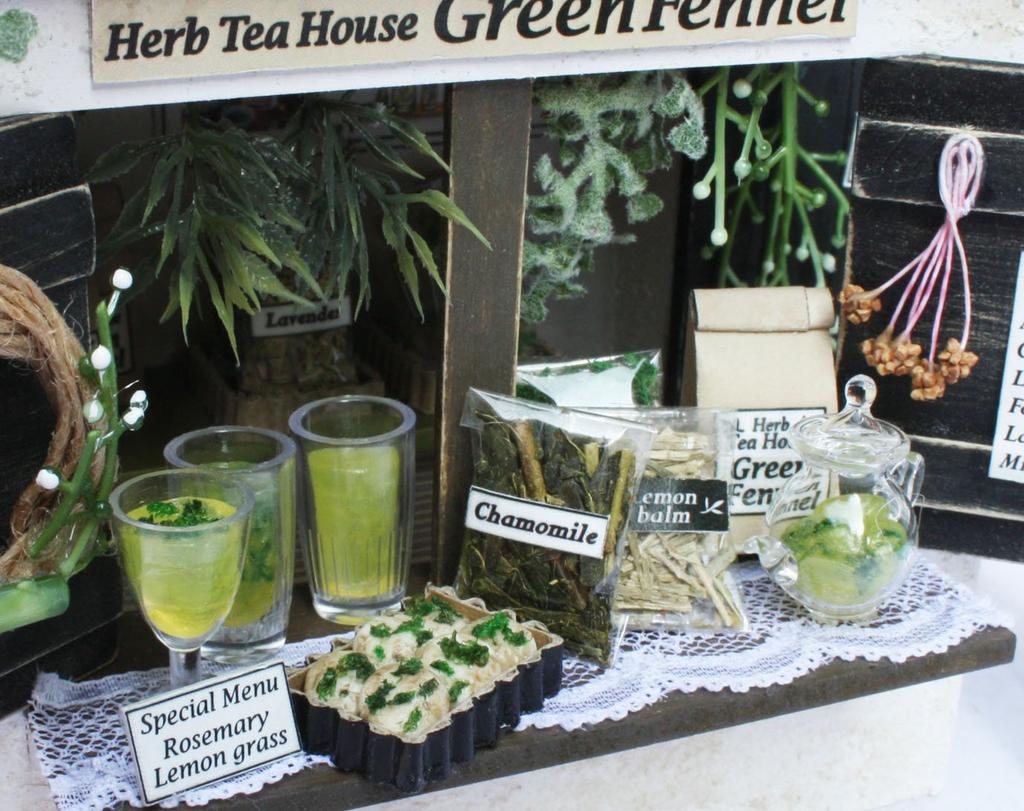 Billy Handmade Dollhouse Kit, Cottage Kit, Herbal Tea Shop 8723 [Parallel Import]
