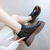 Small Retro Martin Boots Women's Shoes 2025 New Fashion Simple Casual Color Matching Versatile Thick Sole Height Increase