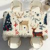 Christmas Pattern Design Table Cloth Party Decor Dining Room Home Kitchen Patios Waterproof Stain-Proof Table Cloth