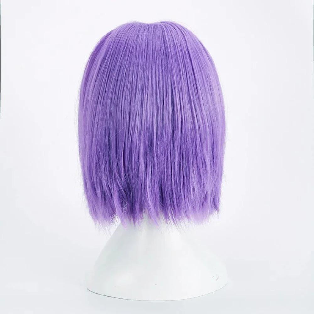 Purple Medium-long Straight Hair Anime Kojiro Cosplay Wig10in Chemical Fiber Filament Unisex Whole Wig Festival Party Daily Wear