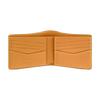 Louis Vuitton Slender Brand Pattern Distressed Metal Trim Coated Canvas And Leather Wallet Men wallet Brown M81583