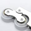 Concave Pulley White Sliding Door Pulley Improved Wardrobe Performance Noise-free Operation Convenient Package