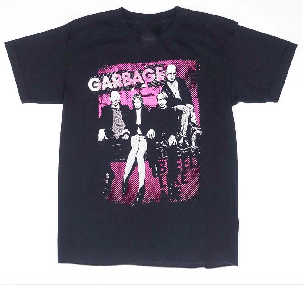 GARBAGE Band BLEED LIKE ME TOUR Unisex T-Shirt Cotton Full Size Unisex T-Shirt S