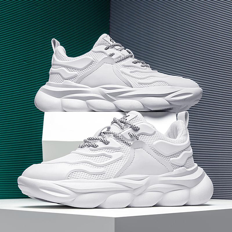 Chunky Sneakers Neue Mode Sportliche Freizeitschuhe Herren Atmungsaktiv Rutschfest Plateauschuhe Tenis Masculino Sportschuhe für Herren