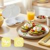 Double Cup Microwave Egg Cooker Non-Stick Steamed Egg Box Modern Egg Steamer  Kitchen Gadgets