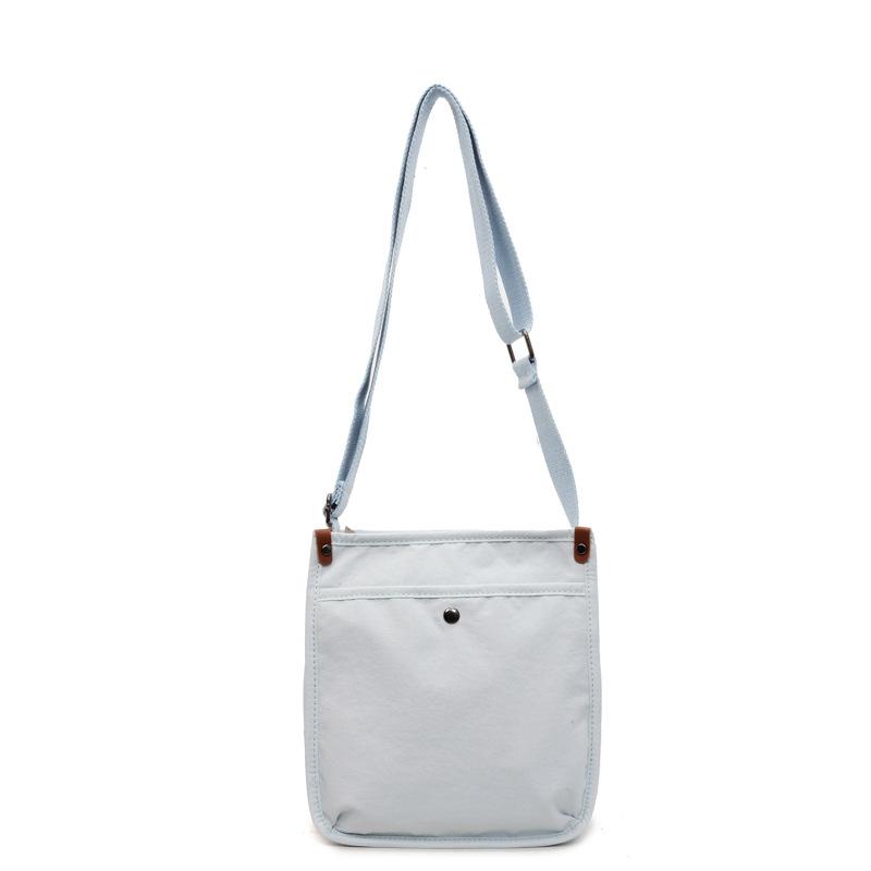 Canvas bag women's large capacity 2025 summer new simple shoulder messenger bag casual fashion trend tote bag