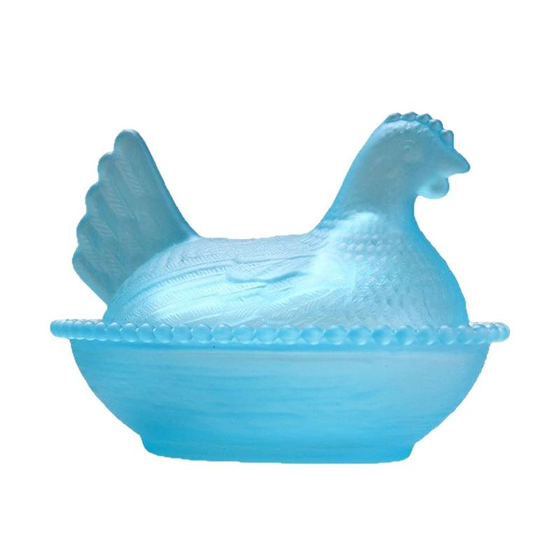 

Plastic Candy Dish With Lid Hen-Shaped Chicken Fruit Bowl Dessert Snacks Plate Retro Bowl Jar For Home Office Tabletop Decor E