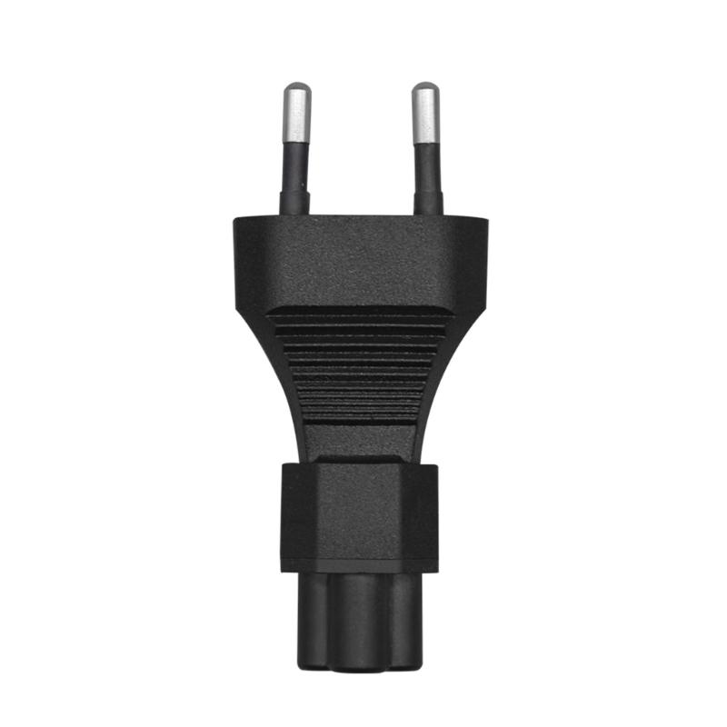 2-Pin Universal-Netzkabel 2-Pin-Stecker zu IEC320 C5/C7 EU 2-Pin Stromwandler-Adapter