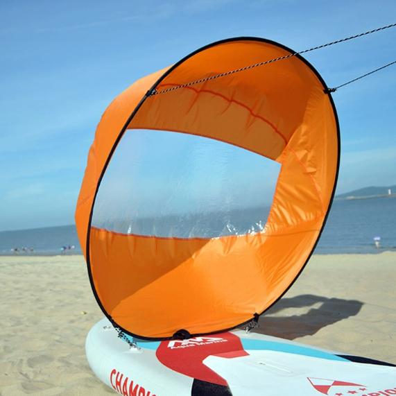 

Foldable Kayak Downwind Wind Sail Folding Paddle Sailing for SUP Paddle Board Canoe Inflatable Boat Durable Lightweight помаранчевий