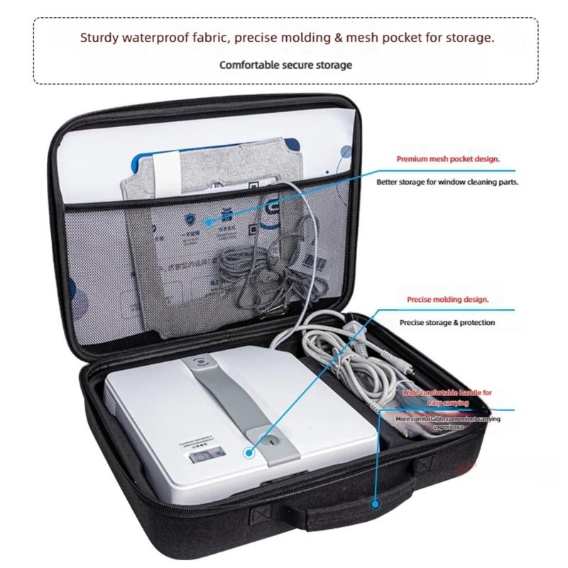 Compact Travel Case For H5 Automatic Window Washing Device With Handles And Spacious Interior For Accessories