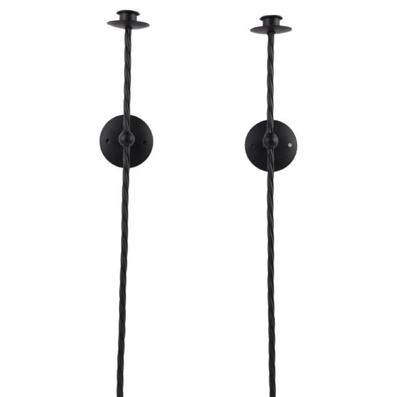 

Candle Sconces Long Wall Candle Holder - Set of 2 Retro Candle Holder Decoration for Dining Room, Living Room, Office, Bathroom