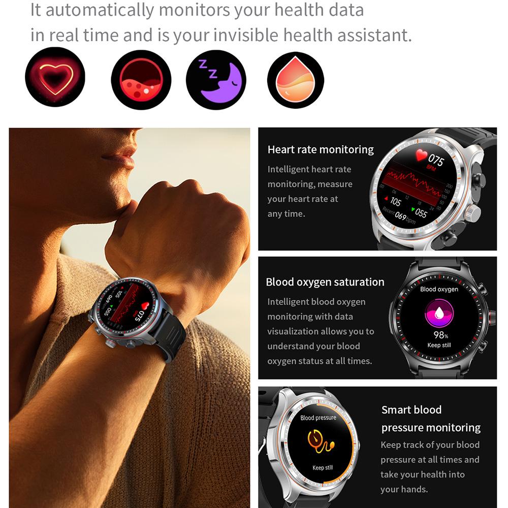 LC19 2-in-1 Bluetooth-kompatible Anruf-TWS-Ohrhörer 1,53-Zoll Smartwatch Gesundheitsüberwachung Sportuhr