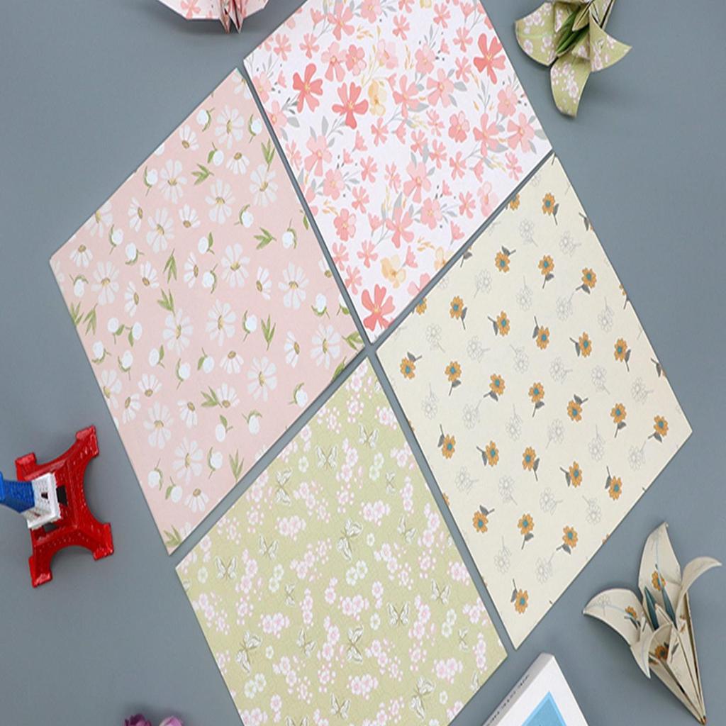 15cm Square Origami Paper for DIY Paper Cranes and Flowers - Japanese Folding Craft Paper