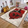 Spartan Warrior with Shield Design Patterned Carpet, Non Slip Mat Suitable for Living Room and Bedroom Sofas