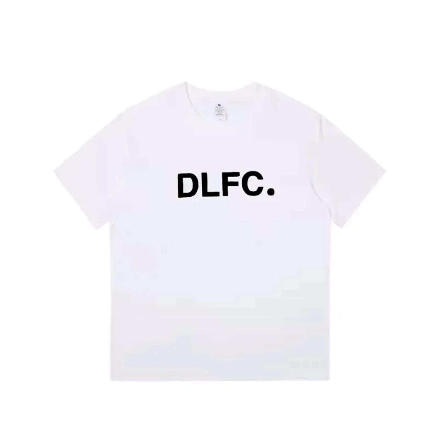 Dellafuente Летняя Мужская Женская Хлопковая Короткий Рукав DLFC Испанский Футбольный Клуб Футболка Харадзюку Унисекс Южная Корея 72526 S