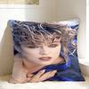 Singer M-Madonna Pillowcases Kawaii Pillow Case For Living Room Sofa Graphic Pillow Cover