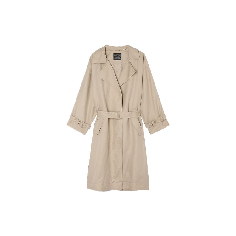 

Levis Плащ тренч свободного кроя с дизайном талии Женская верхняя одежда Хаки 24590-0002 M