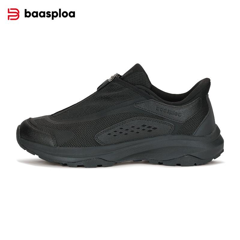 BAASPLOA Men's Outdoor Hiking Boots Hiking Shoes Men's Rotating Buckle Lightweight Non-slip Men's Outdoor Brand Men's Shoes Winter Upgrade Thickened