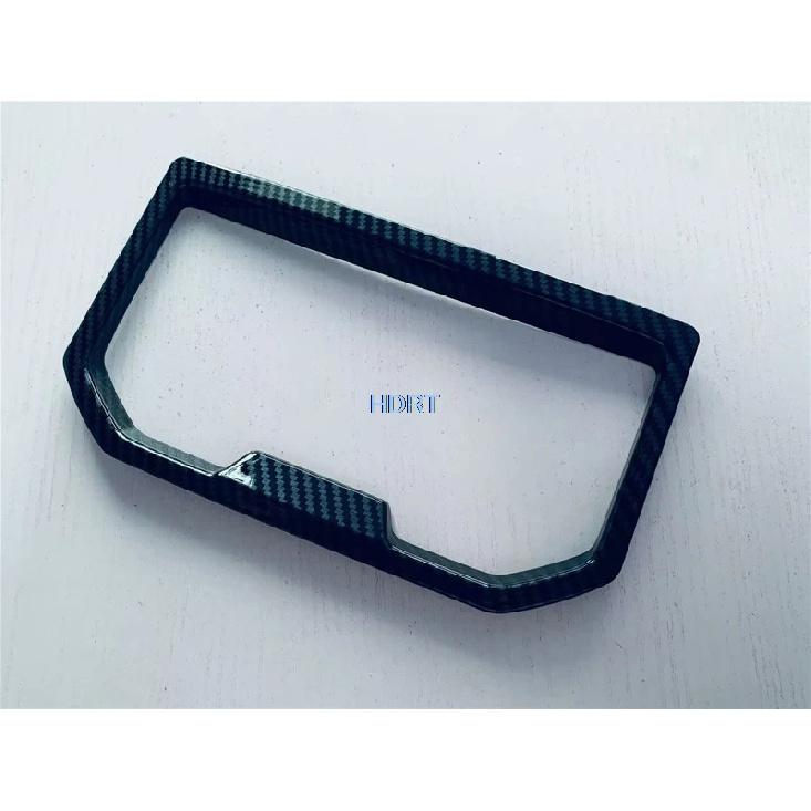 Car Style Gear Shift Window Control Lift Switch Panel Cover Trim For Toyota Tacoma 2024 + Water Cup Frame Carbon Fibre Interior