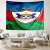 Qarabag Soccer Team Crest Design Tapestry Room Decoration Wall Hanging for Living Room Bedroom, Dormitory, Birthday and Christmas Gifts