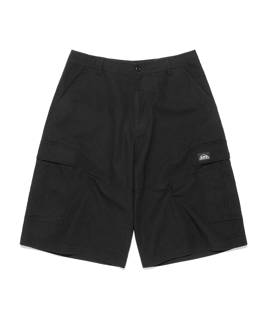 LEE Cut-Out Detail Cargo Shorts Black