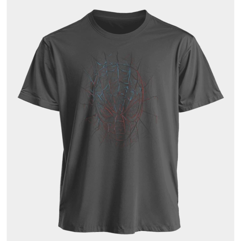 Men's and Women's T-shirts Spider-Man Summer American Spring and Autumn New Oversized Casual Niche Classic Short-sleeved