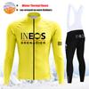 INEOS Team Winter Cycling Jersey Set Thermal Fleece Men Cycling Long Sleeve Bicicleta Set MTB Road Bike Clothing Suit Bib Pants
