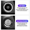 Adesivo Bling per Auto Avvio/Arresto Motore a Un Click Decorazione Cerchio di Strass per Volkswagen VW Scirocco GOLF MK6 Polo Tiguan