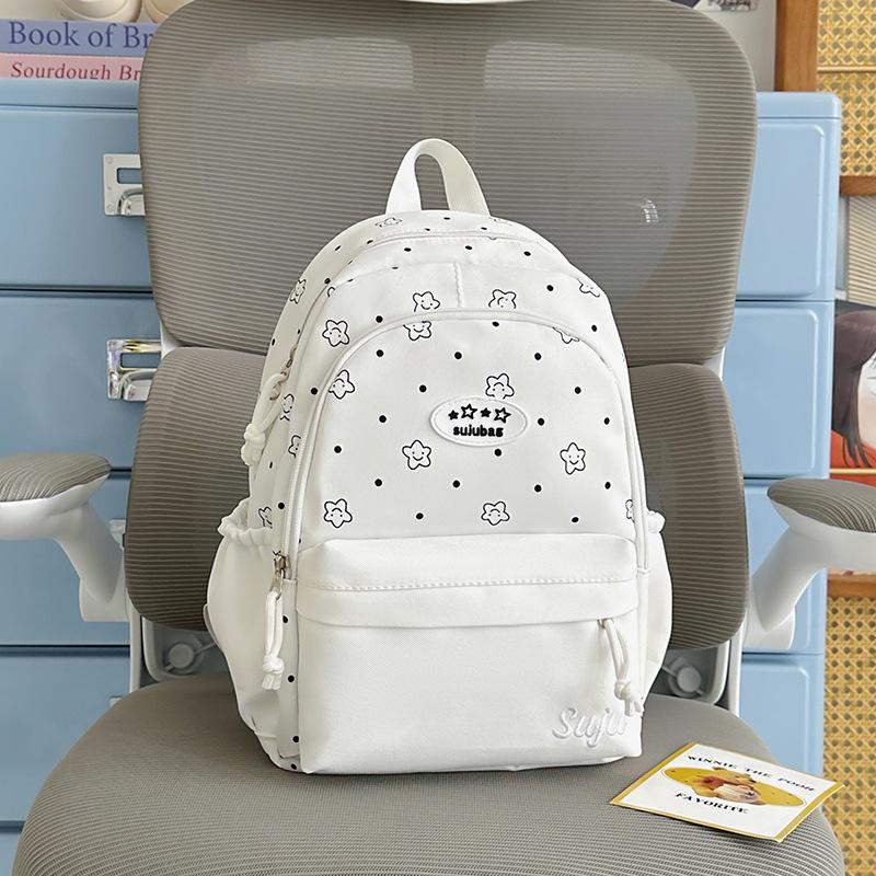 Schoolbag Cute Contrasting Color Female Stars Cute Little Fresh Backpack High School Student College Student Schoolbag Junior High School Boys and