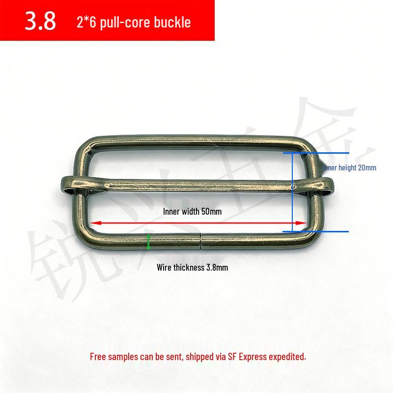 Adjustable Metal D-Ring Buckle Shoulder Strap Webbing for Luggage