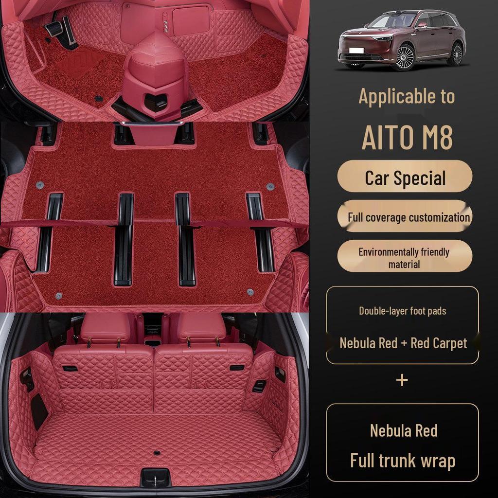 Huawei AITO M8 Six-Seater Custom Full Coverage Floor Mats