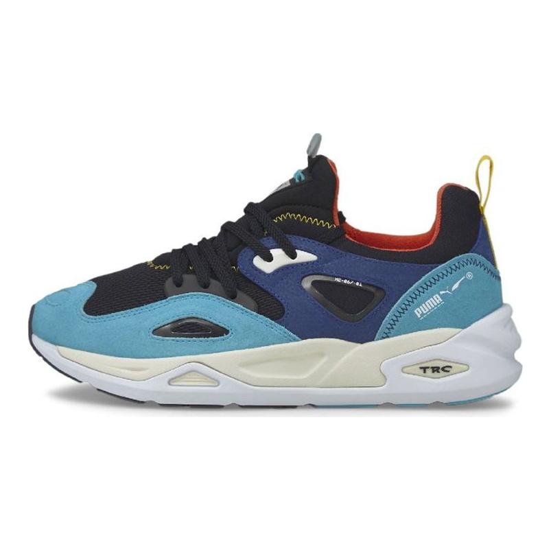 Puma Trc Blaze The Triangle Sneakers Casual Basse Unisex Color Block Tessuto Blu Isola 383104-06
