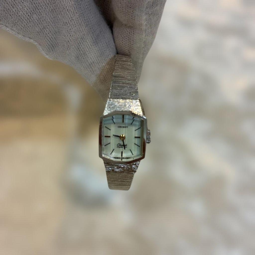 Used ORIENT Manual Wind Wristwatch W120-17500 Ladies Vintage