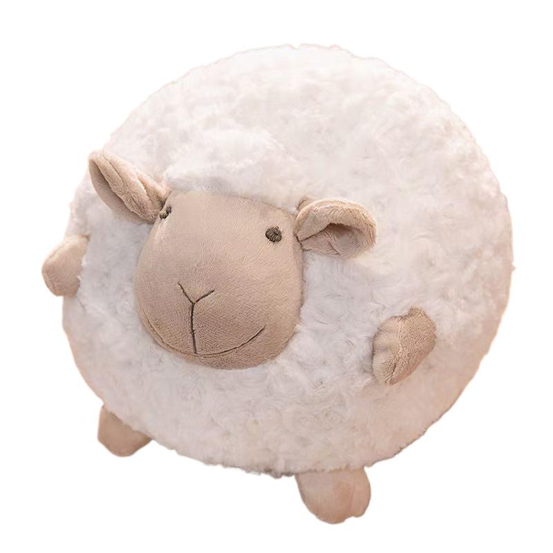 Plush Sheep Doll for Christmas and Thanksgiving Gift, Cute Animal Toy, Soft Ball, Anime, 28cm,33cm