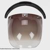 Japanese Three-Button Bubble Lens Motorcycle Helmet