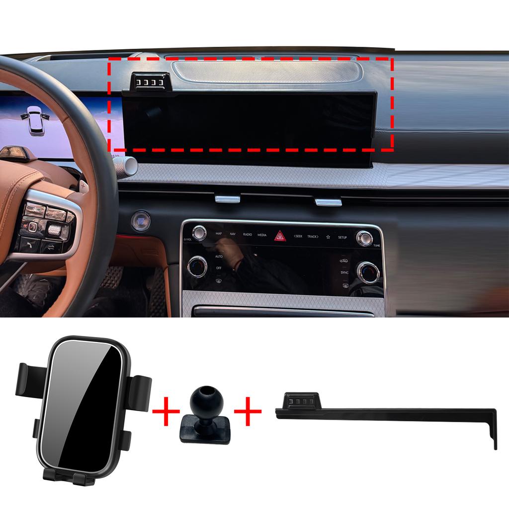 For GENESIS GV70 / GV80 2025 2026 2027 Integrated Screen Mount Phone Holder Mount Car Accessoires