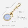 Fieldwork Women's Analog Pocket Watch with Keychain, Star Chart, Winter Triangle Design, Tanzanite, Sain Winter, ST296-4