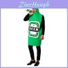Costume Birra di Halloween per Adulti in Tessuto Poliestere Divertente Abbigliamento da Festa e Palco per Uomini e Donne