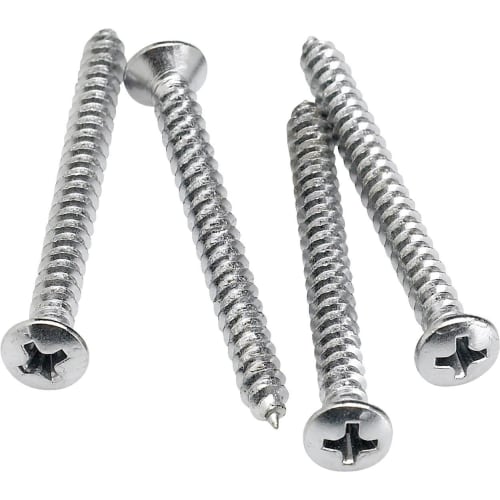 Fender Neck Mounting Screws (4) (Chrome)