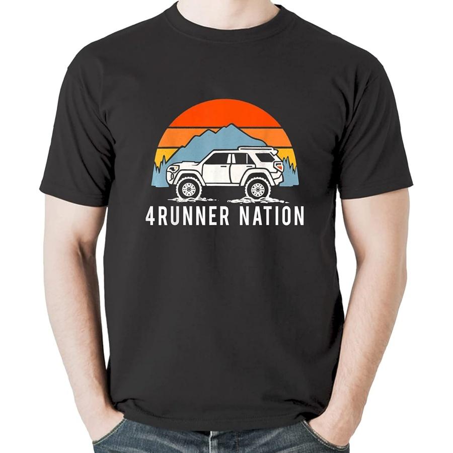 

5th Gen 4Runner Heritage Sunset Vibes T-Shirt Sweatshirt Hoodie Tanktop for Men Women Kids Black XXXXXL різнокольоровий