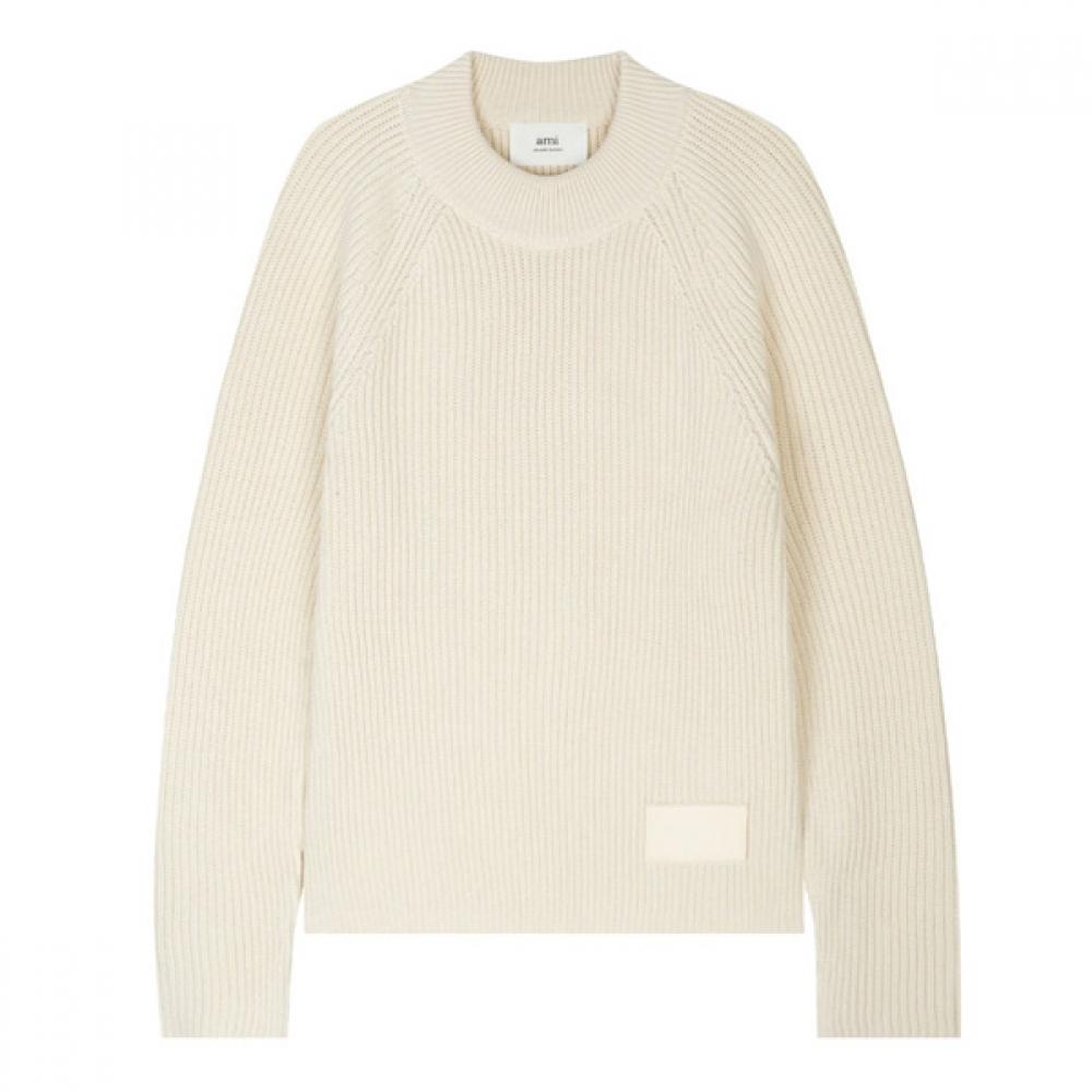 Ami Matyushi Logo Patch Unisex Knit 185 HKS024 KN0031 185 (XS)