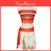 Enchanting Girls Kids Moana Princess Costume Fancy Dress And Necklace Set For Playtime Fun