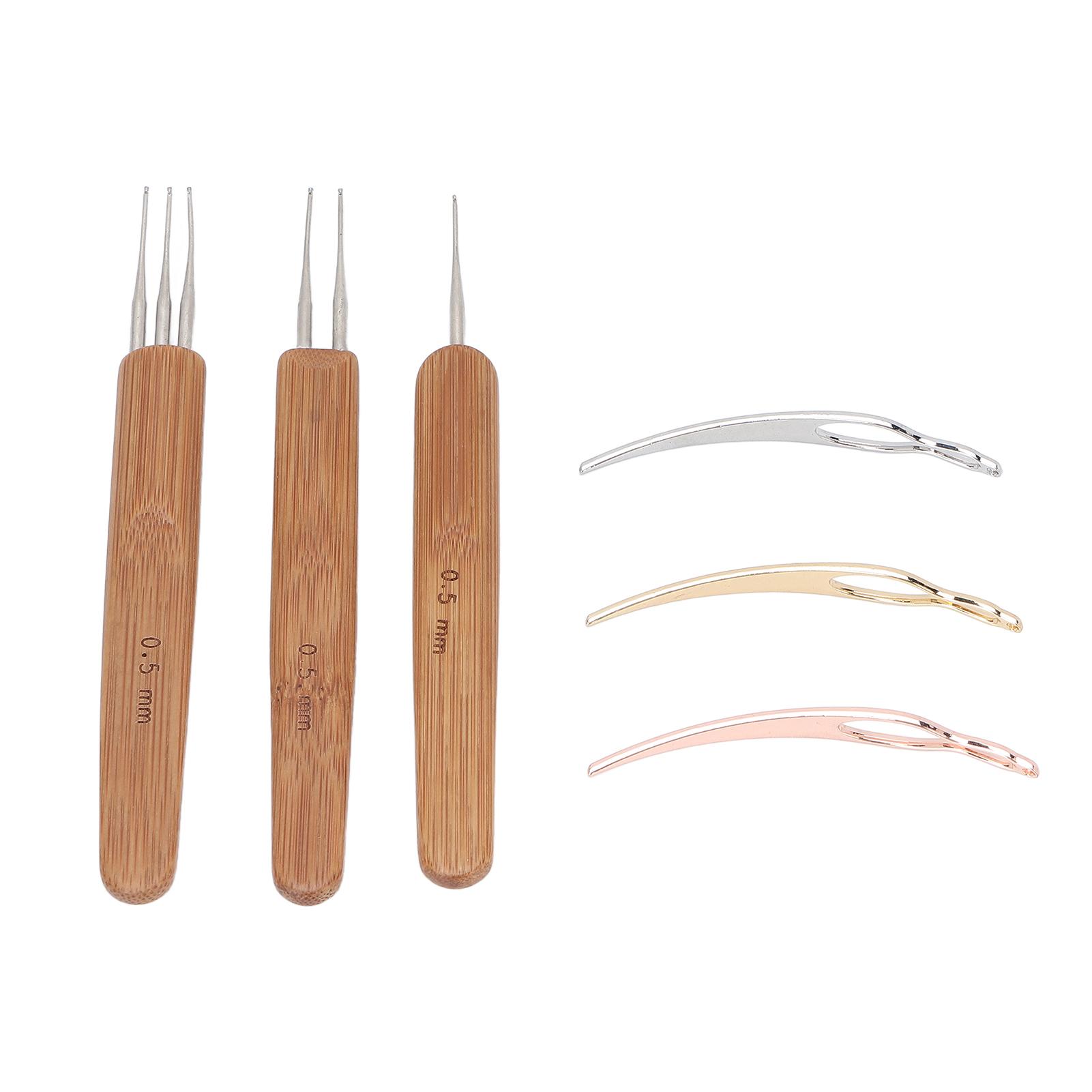 

Набор крючков для вязания дредов Профессиональный портативный набор для плетения волос Дреды крючком