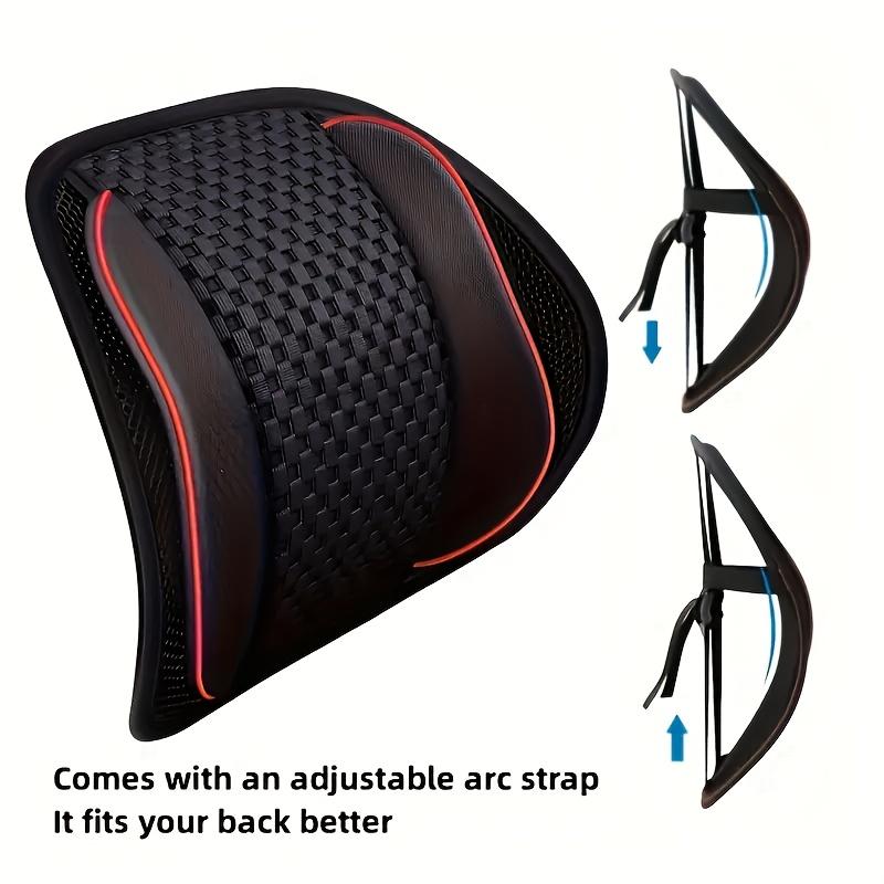 Breathable Lumbar Pillow - Mesh Back Cushion for Lumbar Support. Ideal for Car Seats & Office Chairs During for Long Drives Or Work Sessions